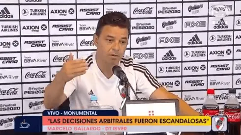 Gallardo: "Las decisiones arbitrales fueron escandalosas"