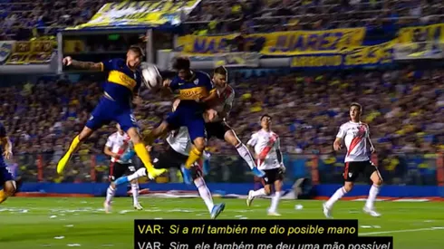 Conmebol publicó el audio: así anuló el VAR el gol de Salvio en Boca-River