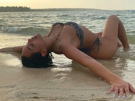 Andrea Valdiri se tomó sus pechos en Instagram y el hijo de Pablo Escobar le comentó