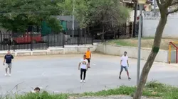 Reyes y Rodríguez sorprendieron a los fans con una cascarita