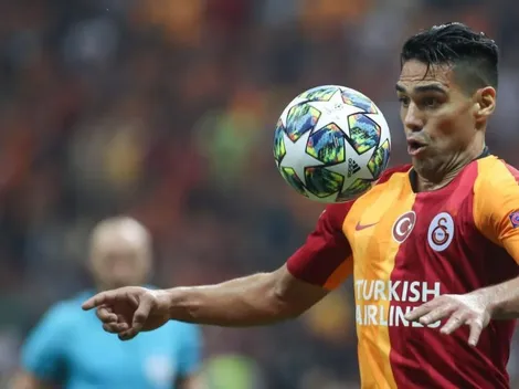 Esta lesionado, no jugó en Champions, pero en Galatasaray "están felices" con Falcao