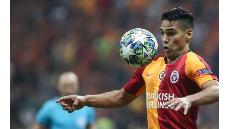 Radamel Falcao, delantero del Galatasaray de Turquía.