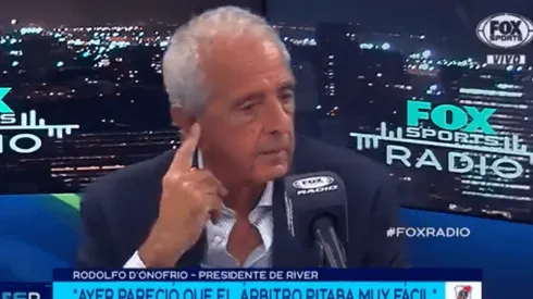 D'Onofrio dijo que nunca opina de los árbitros... y empezó a tirarles palos