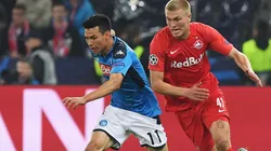 Con la presencia de Lozano, Napoli venció al Salzburgo