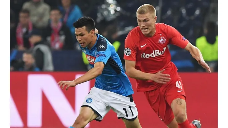 Con la presencia de Lozano, Napoli venció al Salzburgo