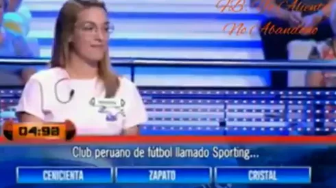 Cristal era la tercera opción en el programa.
