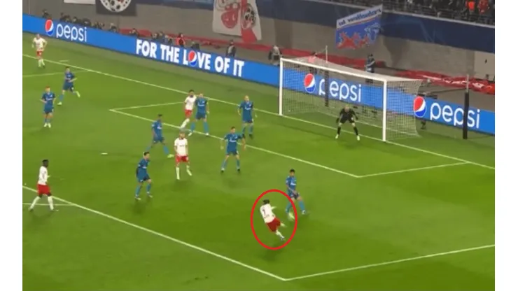 Directo al Puskás: Sabitzer la paró de pecho y definió como los dioses para dar vuelta el partido vs. Zenit