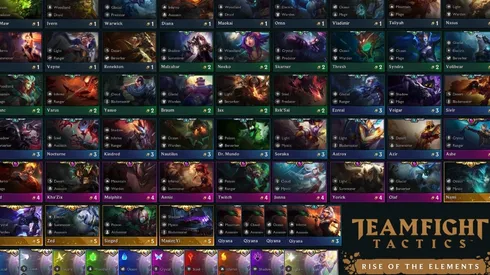 Teamfight Tactics | Todos los campeones para Ascenso de los Elementos