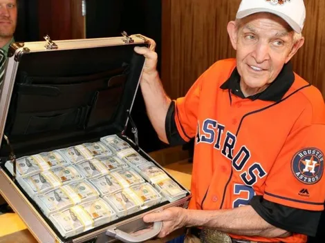 ¡Está loco! Un fanático de los Astros volvió a apostar una cifra enorme a que ganan la Serie Mundial