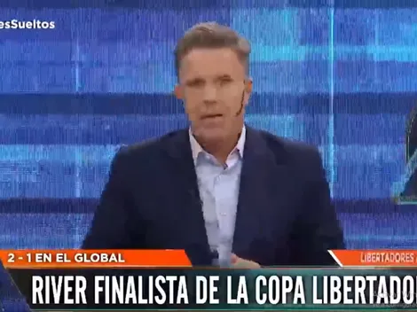 Se quería morir: la reacción de Fantino, en vivo, cuando River eliminó a Boca