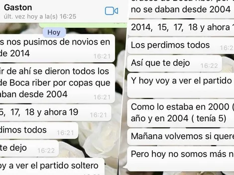 Le cortó a su novia para darle suerte a Boca y ahora todo Twitter se ríe de él