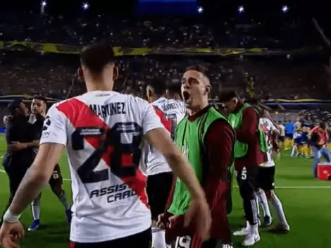 "¡En su cancha, en su cancha!": Santos Borré desatado en la celebración de River Plate