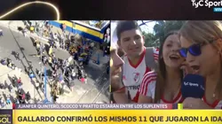 Video: a dos hinchas de River les preguntaron qué le gritarían a los jugadores y una desbarrancó