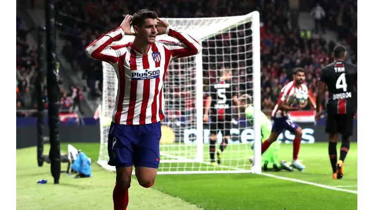 Con gol de Morata, Atlético Madrid venció con lo justo al Bayer Leverkusen