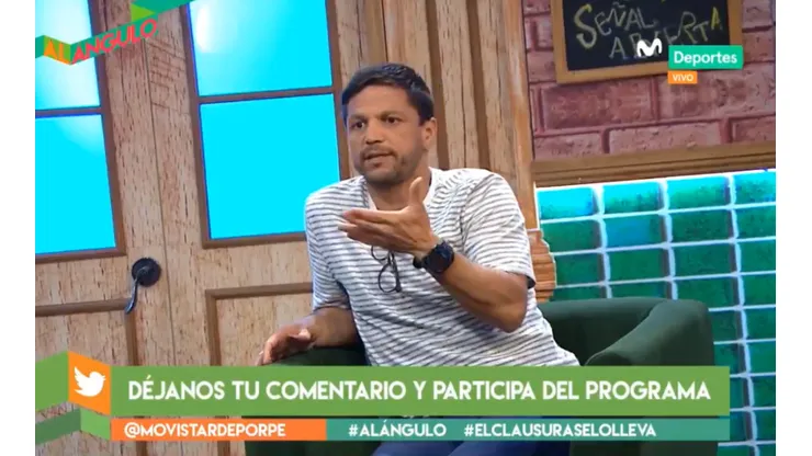 Pedro García es panelista y también reportero.
