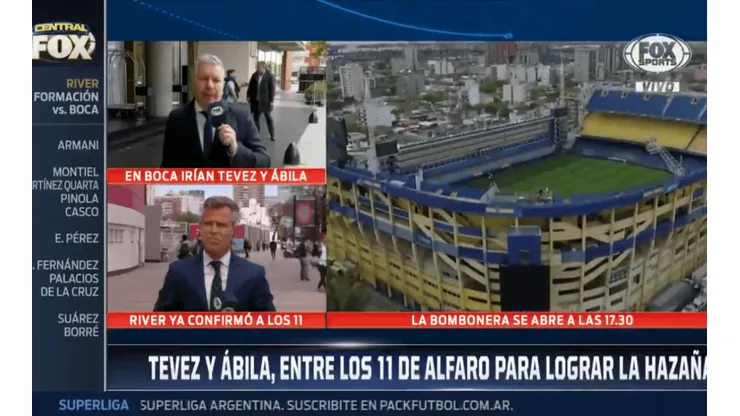 Fox Sports: Wanchope y Tevez están en condiciones óptimas para el duelo de hoy ante River