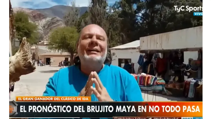 Como en la ida, el Brujito Maya pronosticó el resultado para la vuelta entre Boca y River