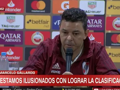 Bombazo: Gallardo confirmó el equipo de River para jugar contra Boca