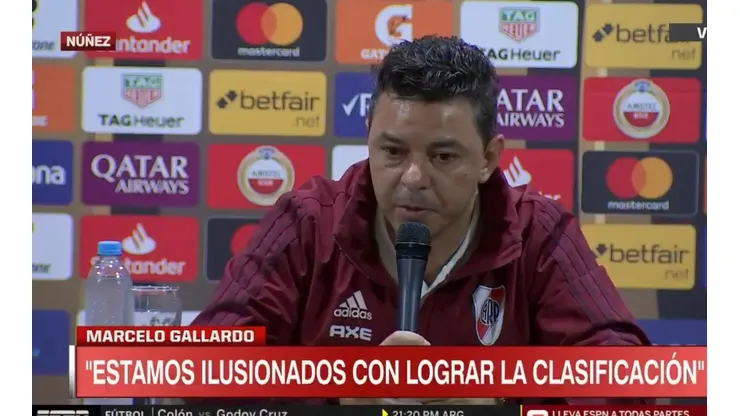 Bombazo: Gallardo confirmó el equipo de River para jugar contra Boca
