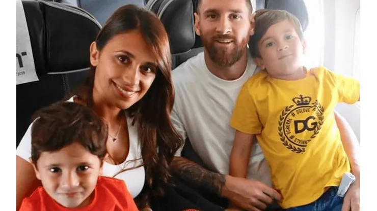 Antonela Roccuzzo subió una historia que prueba que, en el fútbol, Thiago no sigue los pasos de papá Messi
