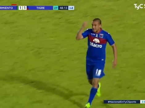 Chino interminable: Luna le dio el empate a Tigre a los 93 minutos