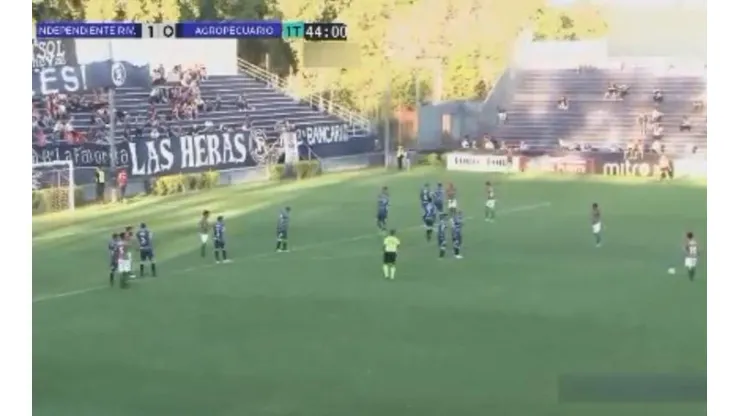 El disparo fenomenal de Alejo Montero.