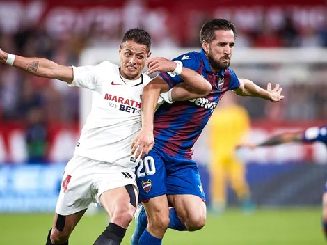 El primer partido de Chicharito como titular en La Liga