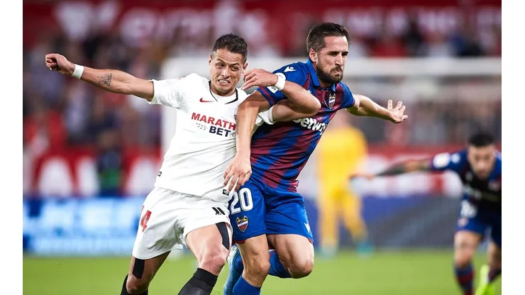 El primer partido de Chicharito como titular en La Liga