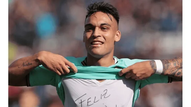 Tras su doblete, Lautaro Martínez le dedicó un mensaje en Instagram a su mamá