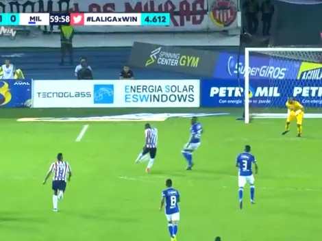 Millos no aguantó más: Daniel Moreno le clavó un golazo a Faríñez en el Metro