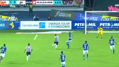 Millos no aguantó más: Daniel Moreno le clavó un golazo a Faríñez en el Metro