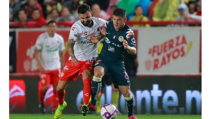 América jugó una hora con uno menos y se llevó un puntazo de Necaxa