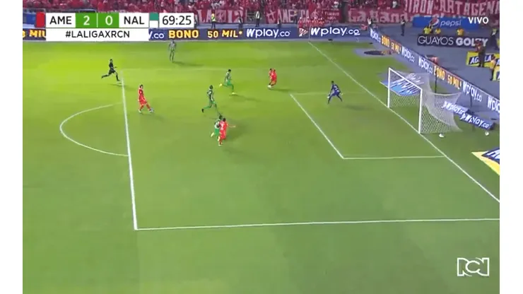 Vergara pegó un carrerón bestial y puso el 2-0 de América sobre Nacional