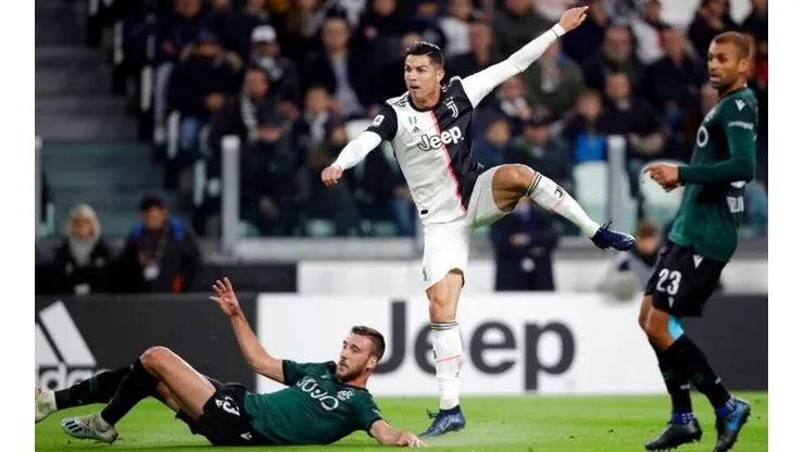 Cristiano Ronaldo abrió la cuenta con un gran disparo.