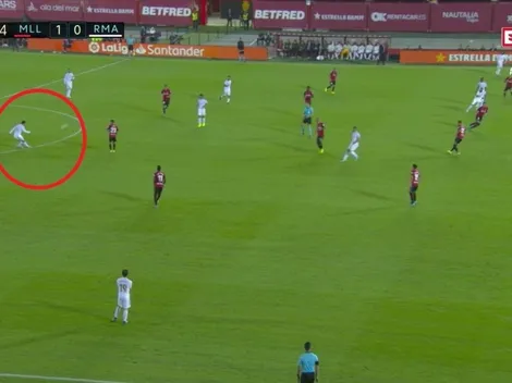 James sacó a brillar su zurda y metió un pase de otro planeta ante Mallorca