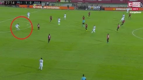 James sacó a brillar su zurda y metió un pase de otro planeta ante Mallorca