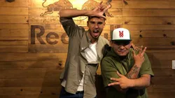 El futbolista y el batallero llevan una linda relación de amistad.