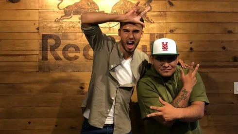 El futbolista y el batallero llevan una linda relación de amistad.