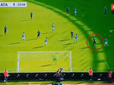 Muriel recibió en el área, la acomodó y no perdonó