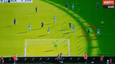 Foto captura del gol.