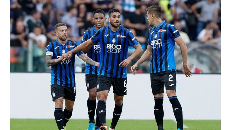 Foto de los jugadores de Atalanta.