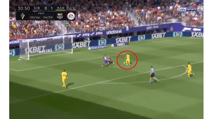 Foto captura de Lionel Messi.