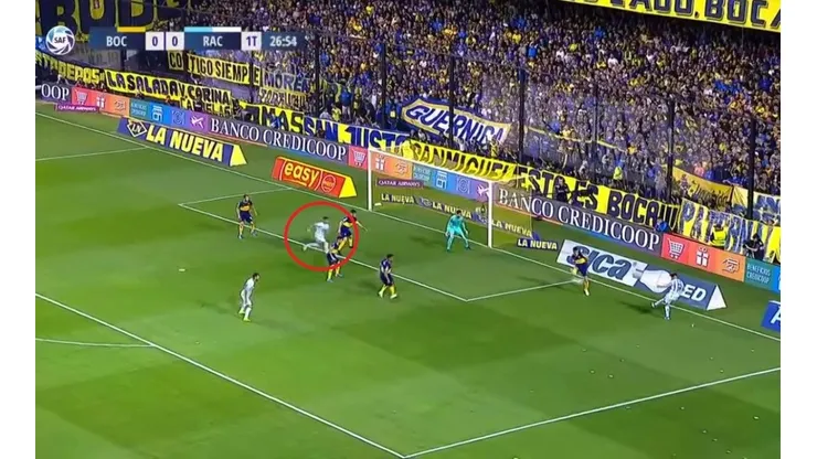 Centro atrás y gol de Zaracho.