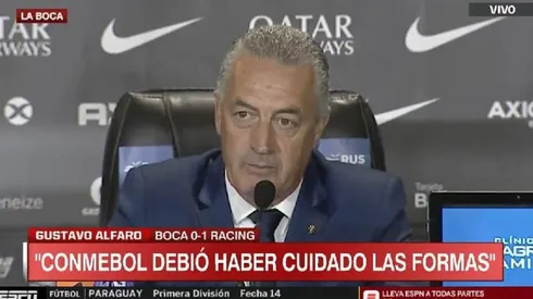 Alfaro: "Me dijeron que bajo ningún punta de vista iba a haber un arbitro involucrado en el River-Boca"