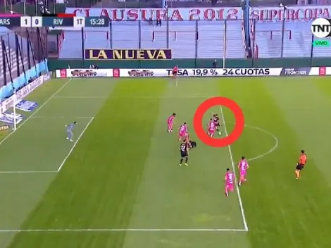 Era el empate de River: Gagliardo le sacó el gol a Julián Álvarez