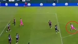 El remate de Nicolás Giménez.