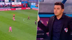 Ni Gallardo pudo creer el golazo de Piovi ante River: controló de pecho y le pegó de volea