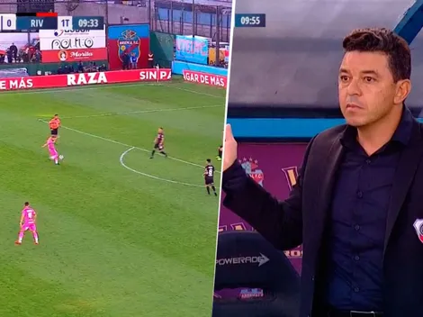 Ni Gallardo pudo creer el golazo de Piovi ante River: controló de pecho y le pegó de volea