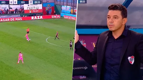 Ni Gallardo pudo creer el golazo de Piovi ante River: controló de pecho y le pegó de volea