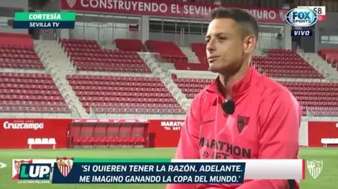 Javier Hernández va por todo: se imagina ganando el Mundial y la Champions.